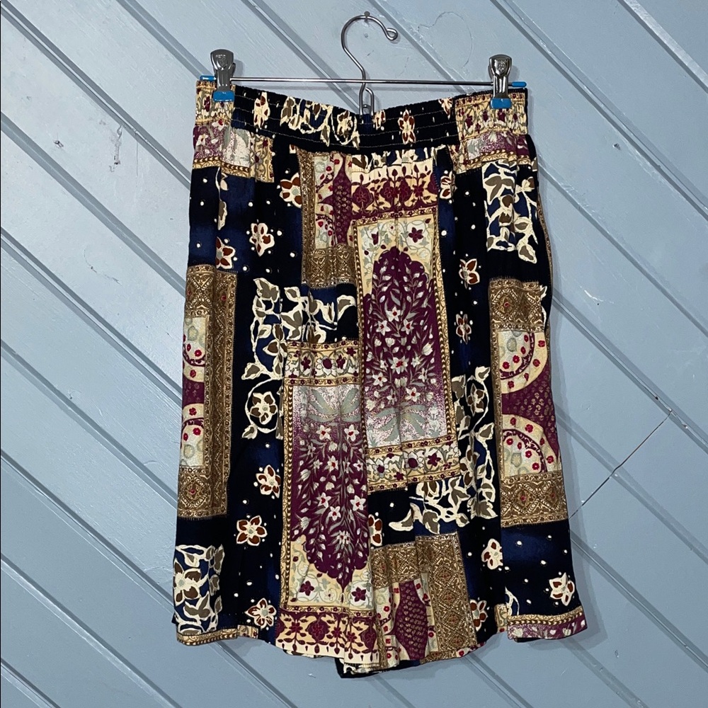 Cascais Vintage 90's Patchwork High Waisted Shorts